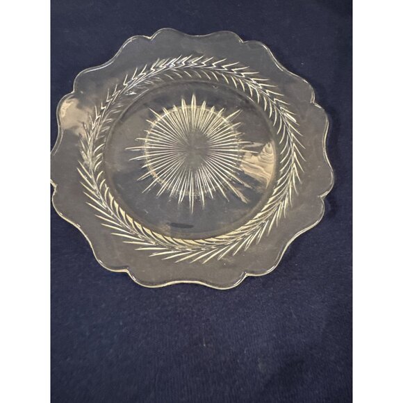 Jeanette Sunburst Herringbone 5 5/8”Bread & Butter Plate - Picture 4 of 5